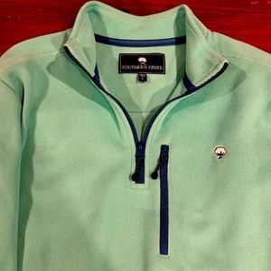 Southern Shirt Seafoam green 1/4 zip
